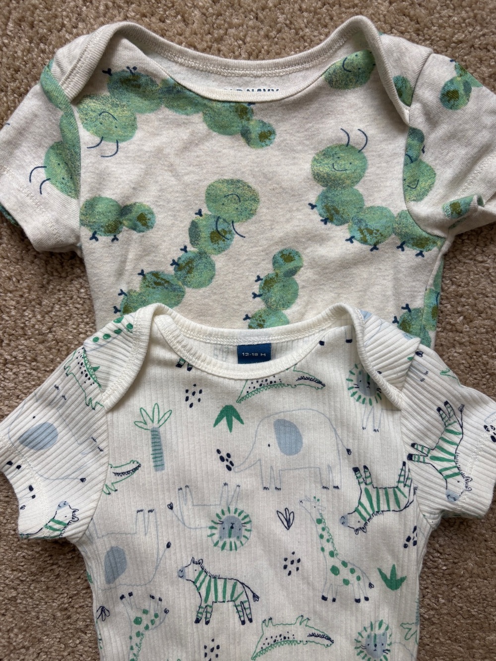Old Navy Bodysuits 12-18m